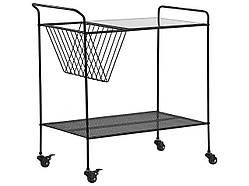 Візок косметологічний перукарський ALAMO столик поверхонь пересувний для салону краси