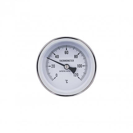 Термометр SD Plus 120oC 63 мм 1/2", заднє під'єднання SD17450MM, фото 1