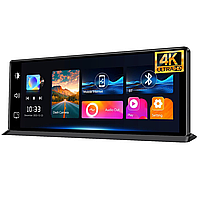 Дзеркало відеореєстратор OBDPEAK K2 Pro 11.3" | CarPlay/Android Auto | 4K + 1080P | Bluetooth | GPS | 2 камери