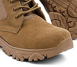 Берці літні легкі трекінгові Койот для ЗСУ Облегшені "Air Тr" замшеві, фото 2