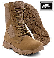 Берці літні легкі трекінгові Койот для ЗСУ Облегшені "Air Тr" замшеві