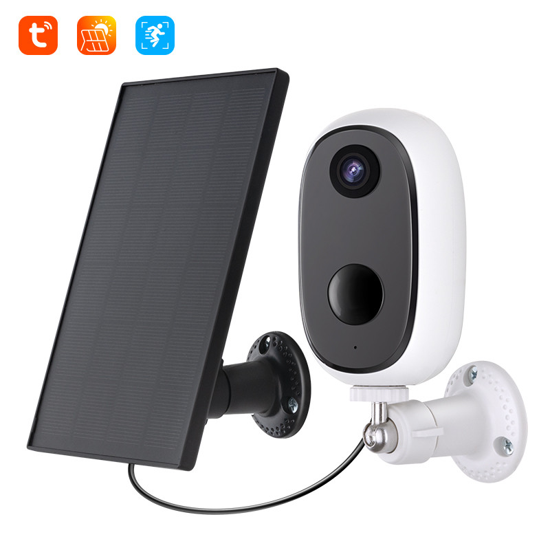 Wi-Fi камера з АКБ і сонячною панеллю 1DAL | Розумна відеокамера 3.0MP, IP66, 5200 mah (WS-Q602C.SP), фото 1