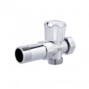 Кран кульовий SD Plus приладовий з подовжувачем 3/4" ННВ SD183W20, фото 1