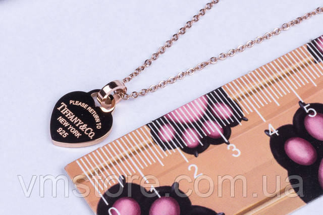 Подвеска сердце Tiffany на цепочке