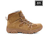 Демісезонні військові черевики Койот "Партизан", тактичні бежеві берці для армії ЗСУ, фото 3