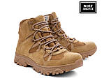 Демісезонні військові черевики Койот "Партизан", тактичні бежеві берці для армії ЗСУ, фото 6