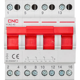 Модульний перемикач навантаження CNC YCBZ-40 4P 40A