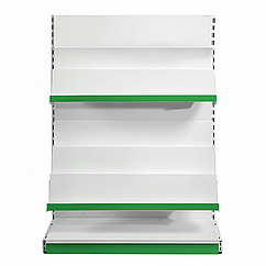 Металевий стелаж книжковий 1450*1200 мм, приставний стелаж торговий, стелаж для книг в магазин, металевий стенд для книг, стійка