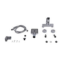 Змішувач для ванни Qtap Aries (з душовим гарнітуром) QTARI259CRM45559 Chrome, фото 5