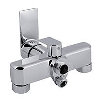 Змішувач для ванни Qtap Aries з довгим поворотним виливом (з душовим гарнітуром) QTARI2601CRM45558 Chrome, фото 3