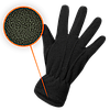 Зимние перчатки Universal Black (1052), черные, для активного отдыха, сохраняют тепло, флисовые, фото 3