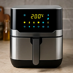 Мультипіч Sokany SK-10085 аерогриль 7.5 л сенсорний екран, фритюрниця без олії, аерофрітюрниця