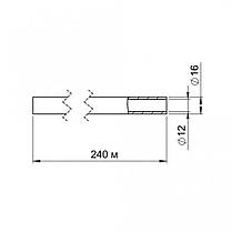 Труба для теплої підлоги Thermo Alliance зі зшитого поліетилену PEX-a EVOH 16x2.0 мм (240 м) TAS00316240, фото 2
