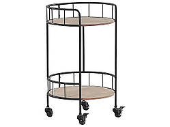 Візок косметологічний перукарський ALAMO столик поверхонь пересувний для салону краси