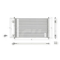 Радіатор кондиціонера Honda Civic VII 01-HART