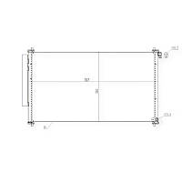 Радіатор кондиціонера Honda CR-V 2,4i 12-HART