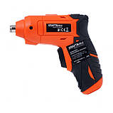 Акумуляторна викрутка в кейсі 800 мАг Kraft Dele KD1576, портативний інструмент, фото 2