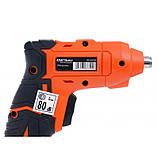 Акумуляторна викрутка в кейсі 800 мАг Kraft Dele KD1576, портативний інструмент, фото 7