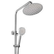 Душова система універсальна Lidz Aria 1031 на три споживачі (з виливом) (k35) LDARI1031NKS34933 Nickel, фото 5