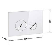 Панель змиву для унітаза Qtap Nest QT0111M11110W, фото 2