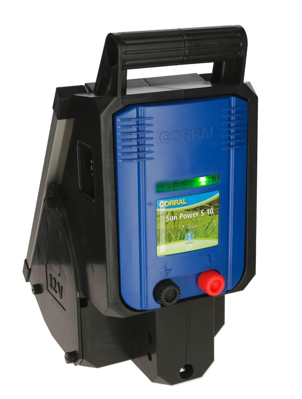 Електропастух на сонячній батареї Corral SunPower S10, 1.4 Дж, фото 1
