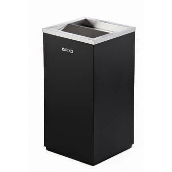 Кошик для сміття 56л з поворотною кришкою Rixo Solido WB056BL