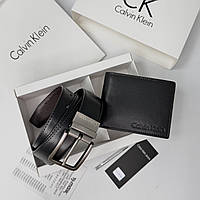 Гаманець і ремінь в подарунковій упаковці Ск (484)