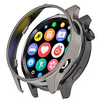 Комплект для годинника Xiaomi Watch S4 (тітановий бампер + сріблястий ремінець Rolex design 22 мм), фото 4