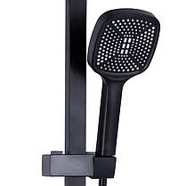 Душова система універсальна Lidz Wawel 1030 на три споживачі (з виливом) (k35) LDWAW1030BLA45396 Black, фото 4