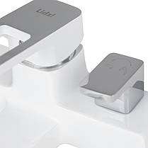 Змішувач для ванни Lidz Wawel 006 (з душовим гарнітуром) (k35) LDWAW006WHI45398 White, фото 4