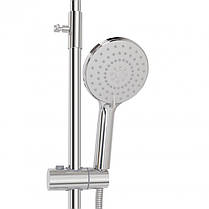 Душова система універсальна Lidz Latwa 1030 на три споживачі (з виливом) (k35) LDLAT1030CRM45417 Chrome, фото 4