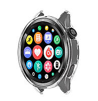 Комплект для годинника Xiaomi Watch S4 (прозорий бампер + чорний ремінець Rolex design 22 мм), фото 5