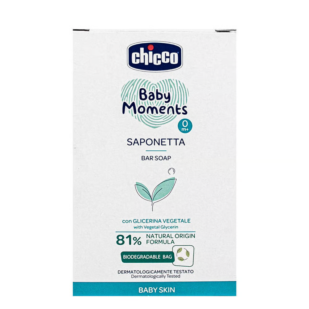 Мило тверде Chicco Baby Moments М'яка піна 100 г, фото 1