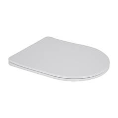 Сидіння для унітаза Qtap (Jay 490, Swan 490) з мікроліфтом Slim QT99SC6106W