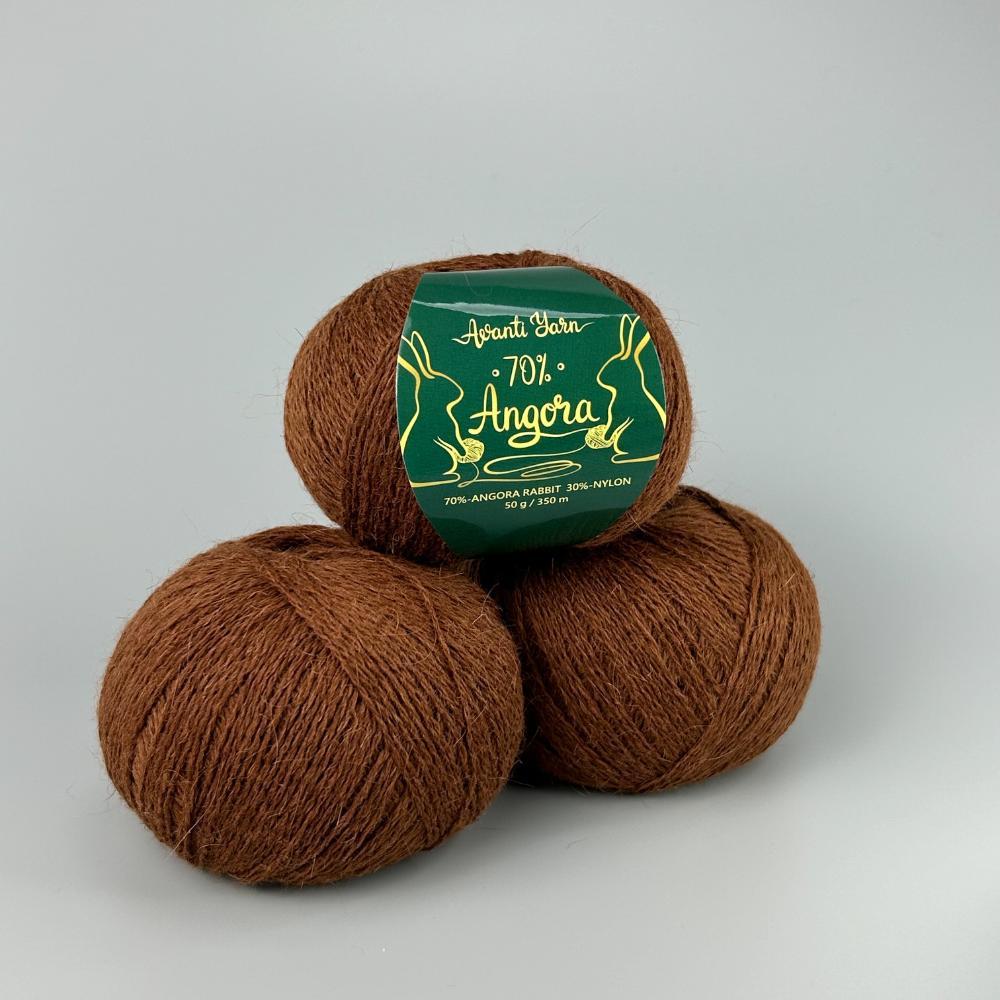 Angora (пряжа Ангора 70%) - 950 коричневий, фото 1