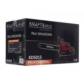 Бензопила для заготівлі дров 5,2 к.с. / 40 см Kraft&Dele KD5015 бензопили для саду