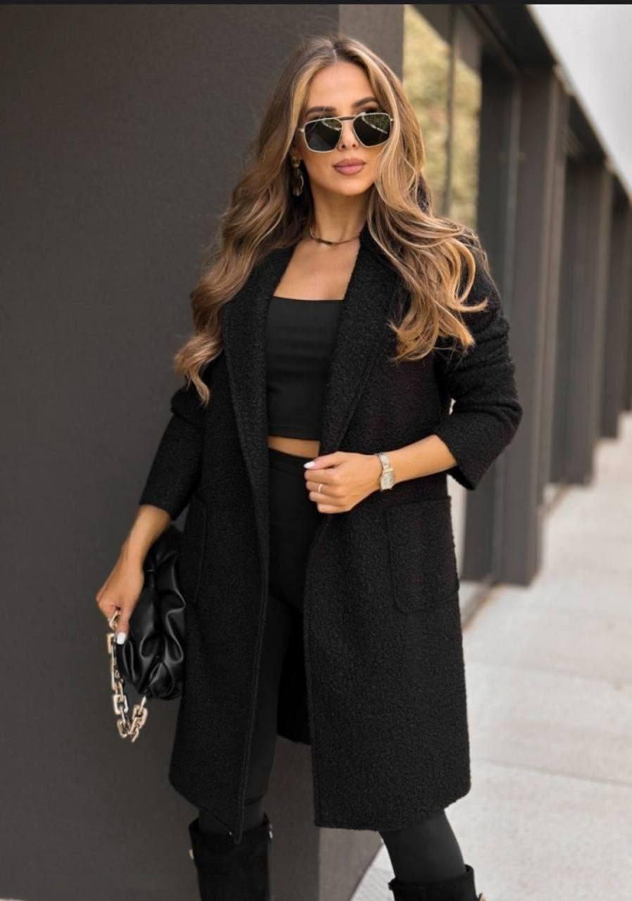 Пальто жіноче Баранчик Букле 50-52,54-56,58-60,62-64 (вф 850), фото 1