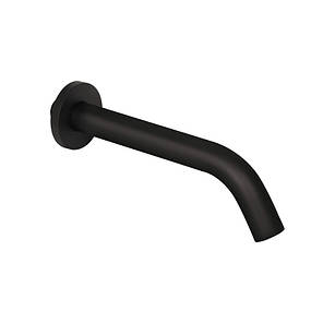 Вилив для систем прихованого монтажу Qtap Vytok 200 мм округлий QTVYT246BLM45931 Black Matt, фото 1