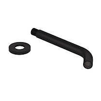 Вилив для систем прихованого монтажу Qtap Vytok 200 мм округлий QTVYT246BLM45931 Black Matt, фото 4