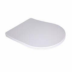 Qtap Сидіння для унітаза підлогового (Grand) 560×363×30 мм, White, з мікроліфтом, Slim Duroplast, Quick Release