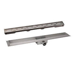 Комплект Qtap Taurus FD700 (PVD) Лінійний трап із неіржавкої сталі із сухим закривом 700 мм