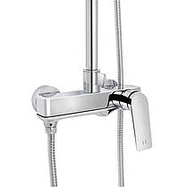 Душова система універсальна Qtap Vlasta New на три споживачі (з виливом) QTVLA111CRM45650 Chrome, фото 4