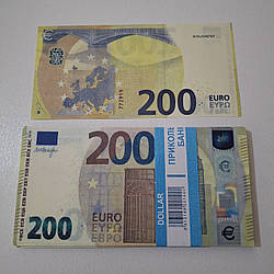 Сувенірні гроші 200 доларів. Пачка доларів 80 шт.