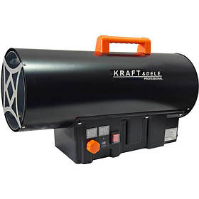 Теплова газова гармата для дому 45кВт Kraft & Dele KD11706 обігрівач гармата