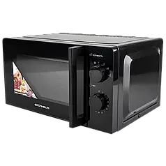 Мікрохвильова піч 700 Вт 245 мм Grunhelm 20MX708-B компактна мікрохвильовка для розігріву