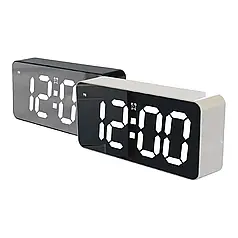 Настільний годинник стильний 194х98х42 мм mini USB DC+5V Grunhelm EE1006 годинник офісний з будильником