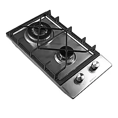 Газова поверхня вбудована 290х510 мм 2 конфорки Grunhelm GHIW 0229 MI варильна поверхня для кухні