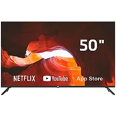 Smart телевізор 50" Android Wi-Fi Grunhelm 50GHU-750AV безрамковий DDR 1.5G Flash 8G смарт телевізор