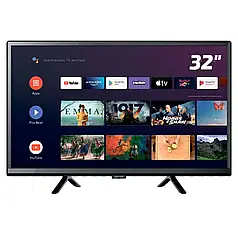 Телевізор для дому 32" HDMI USB Т2 Grunhelm 32H310-T2 якісний телевізор офісний