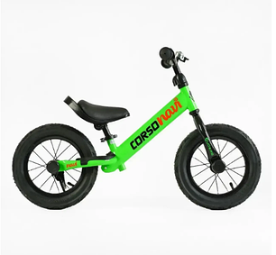 Дитячий біговіл Corso Navi 12" NV-12813 – сталевий, з надувними колесами та регульованим сидінням, фото 2